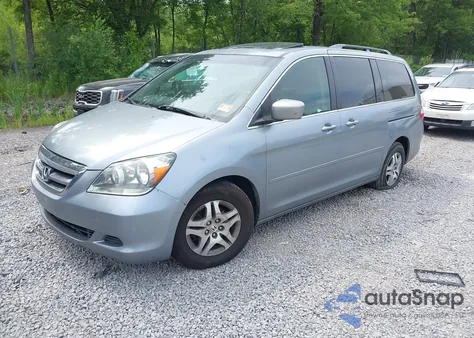 2006 Honda Odyssey Ex-L из США, поврежденный, VIN 5FNRL38686B120793